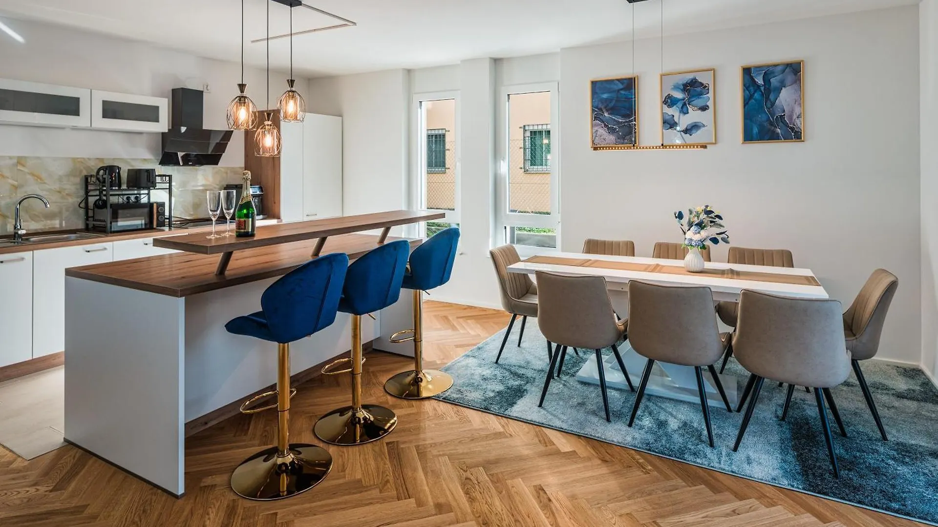 דרזדן Apartment Am Grossen Garten - Terrasse & Parkplatz -8 Personen 0*,